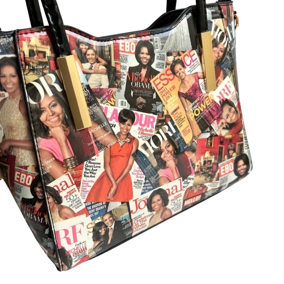Michelle & Barack Obama on Magazine Covers  Bag - Picture 4 of 12